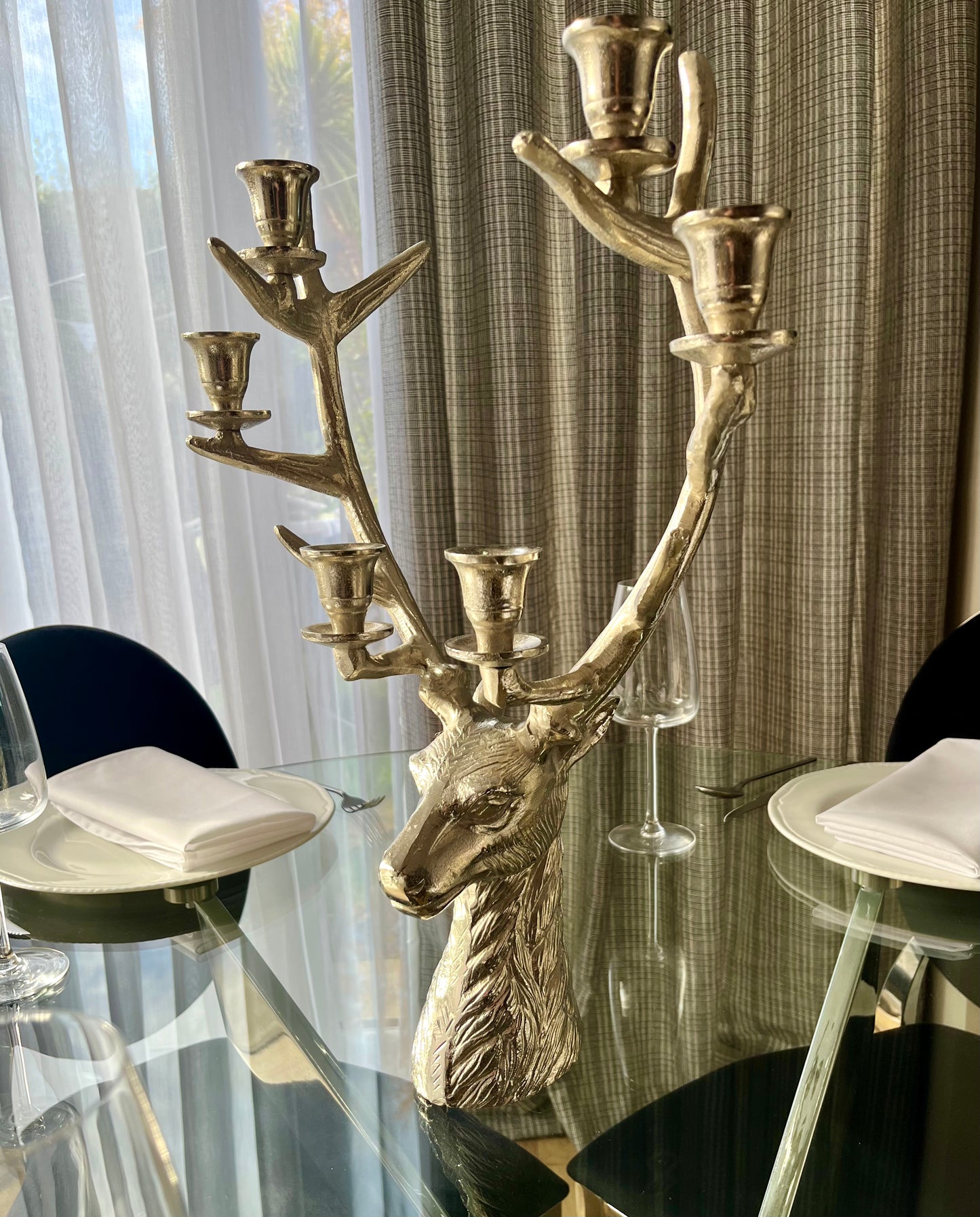 Winter Stag Candelabra